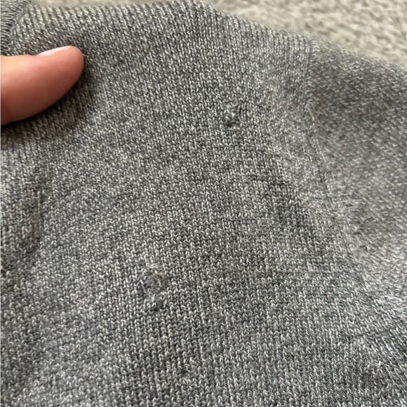 INC International Concepts gray cardigan sweater 100% WOOL medium​ - Picture 7 of 12